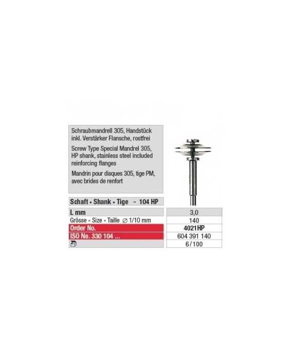 Mandrin pour disques 305 4021HP