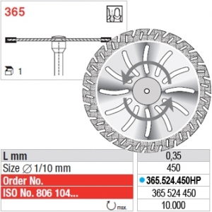 “Flex” Diamond Disc 365,524,450 HP