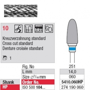 5410-060HP Carbide cutter - 10 teeth