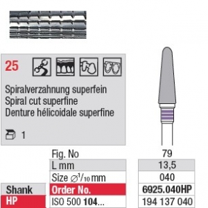 6925-040HP Carbide End Mill