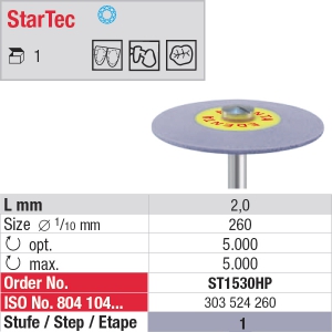 StarTec Ceramic Polish – Medium Grit ST1530HP