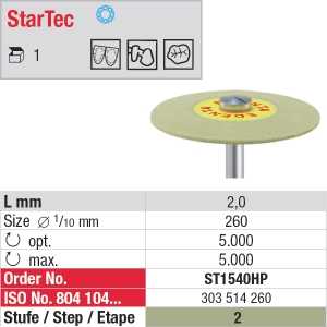 StarTec Ceramic Polish – Super Fine Grit ST1540HP