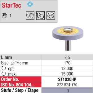 StarTec Ceramic Polish – Medium Grit ST1030HP